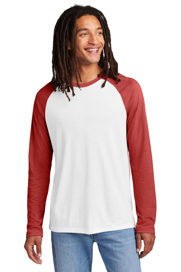 Unisex Tri-Blend Long Sleeve Colorblock Raglan - Allmade