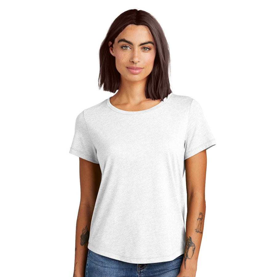 Women's Relaxed Tri-Blend Scoop Neck Tee - Allmade