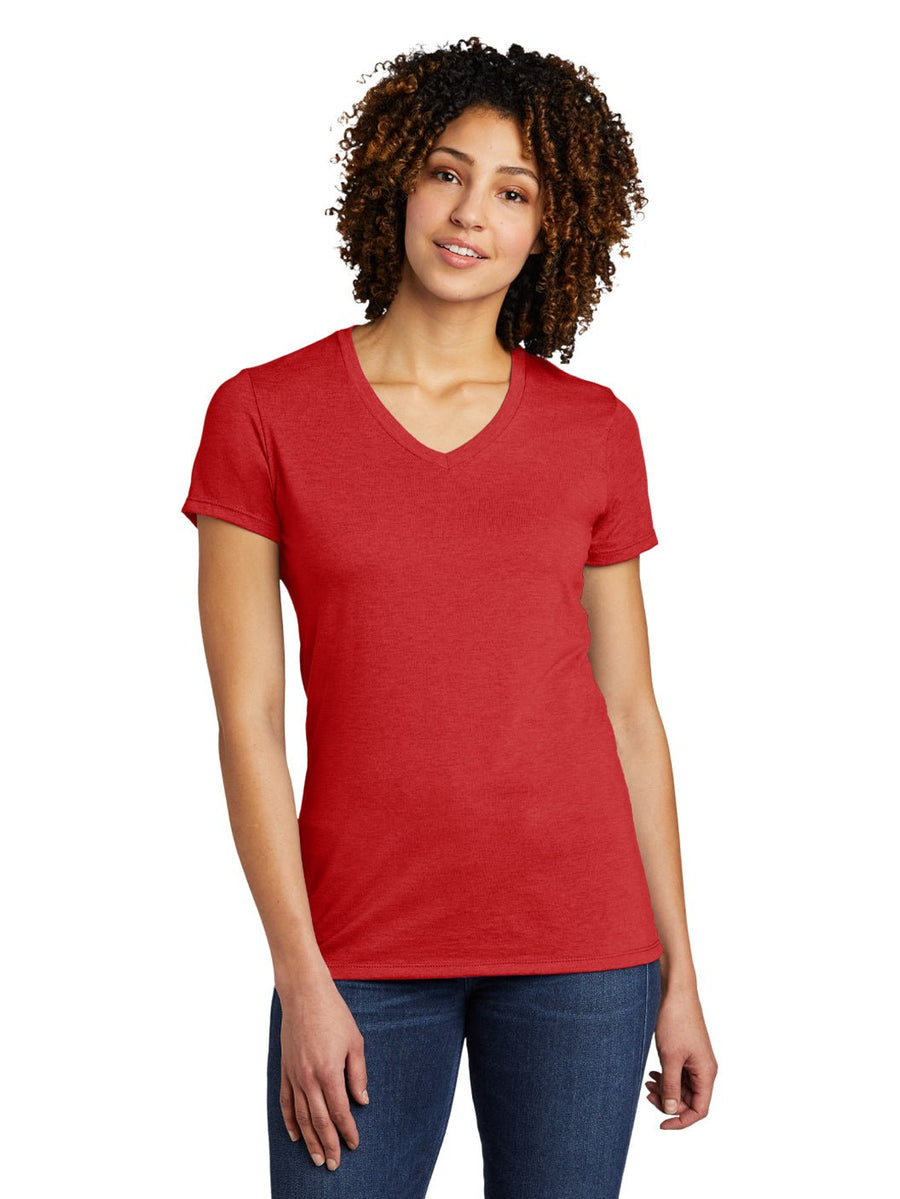 Women's Tri-Blend V-Neck Tee - Allmade