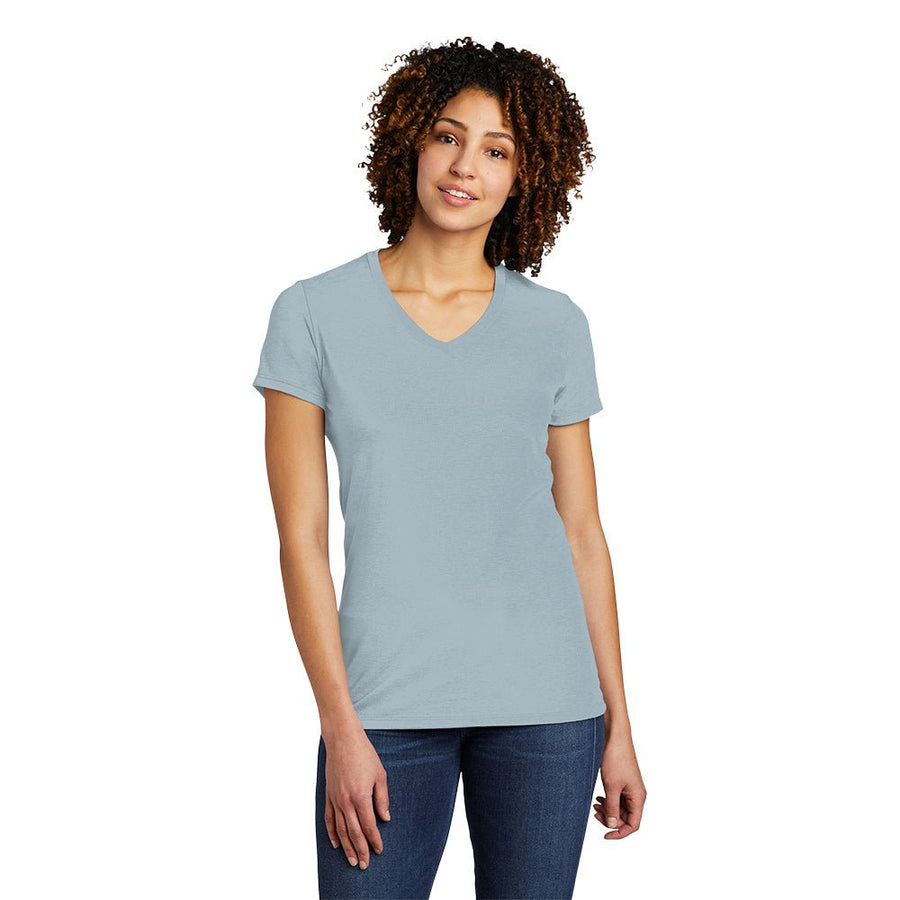 Women's Tri-Blend V-Neck Tee - Allmade