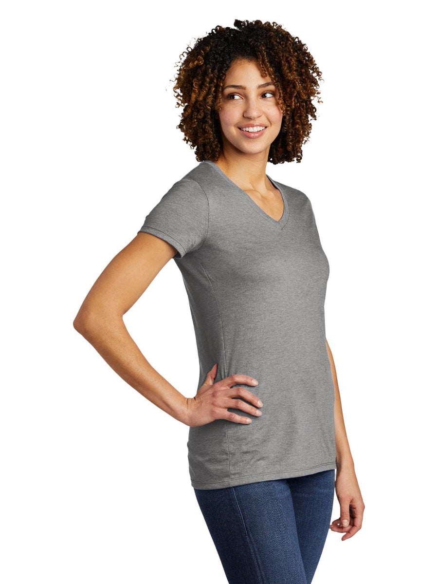 Women's Tri-Blend V-Neck Tee - Allmade