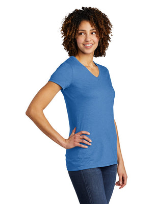 Women's Tri-Blend V-Neck Tee - Allmade